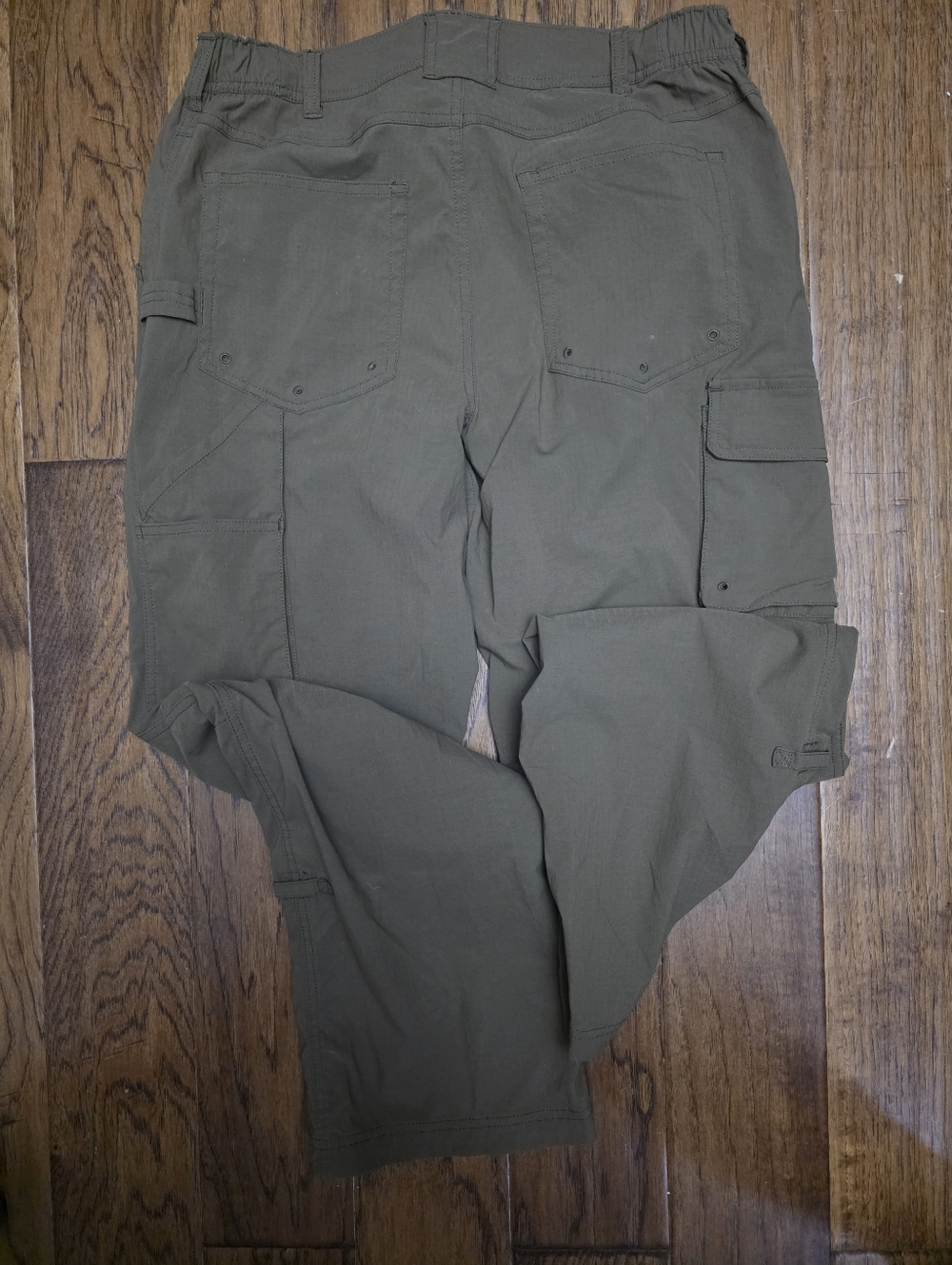 Women's Olive Green Pants Duluth Trading sz 12 - Picture 3 of 3